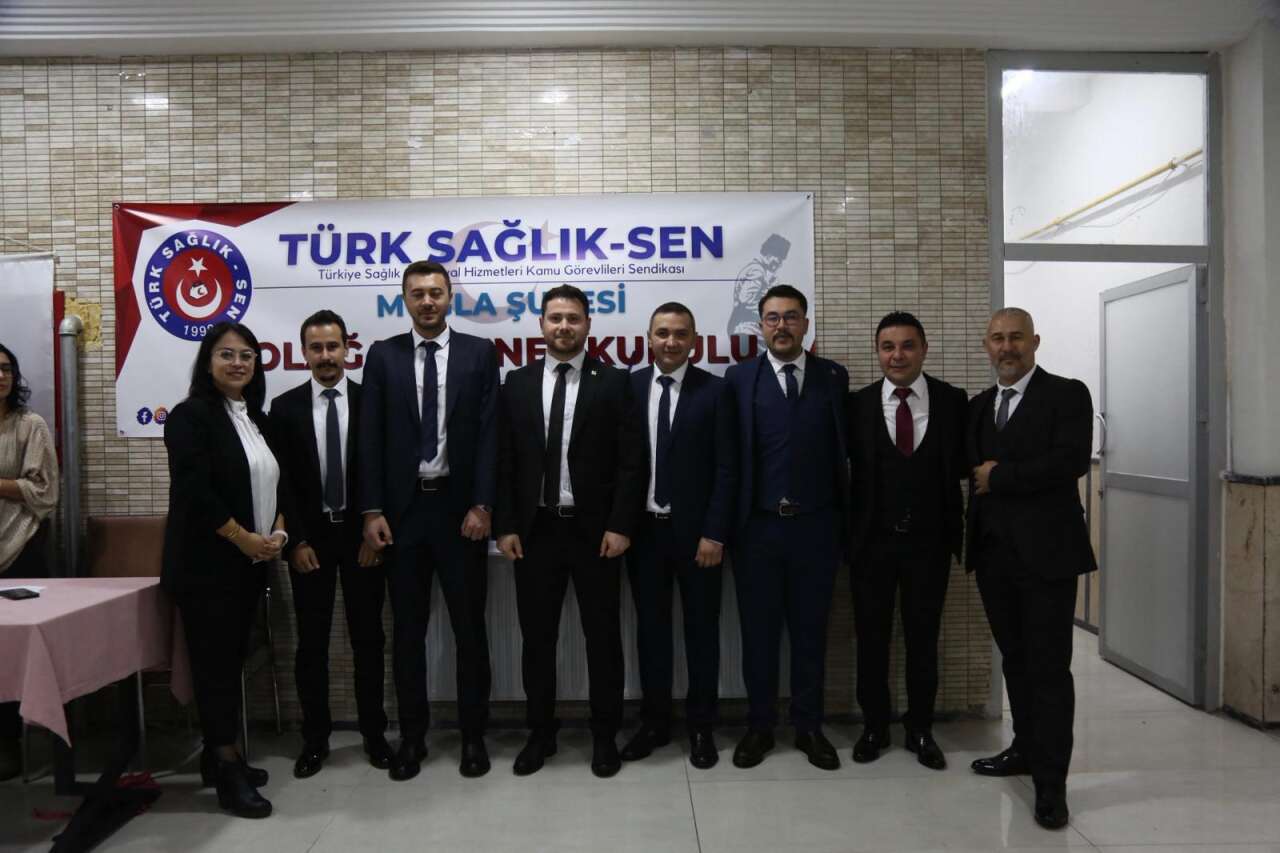 Türk Sağlık-Sen Muğla Şubesi 8. Olağan Genel Kurulu Coşkuyla Gerçekleştirildi Mehmet Ataş Yeni Şube Başkanı Seçildi 7